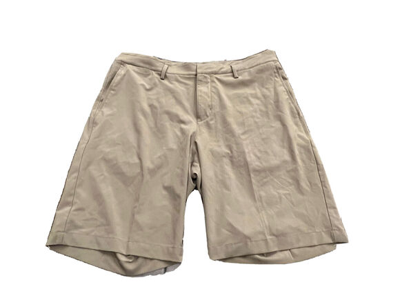 Nike Other - Nike Mens Khaki Tan Flat Front Stretch Woven Golf Shorts Size 34 833224-235